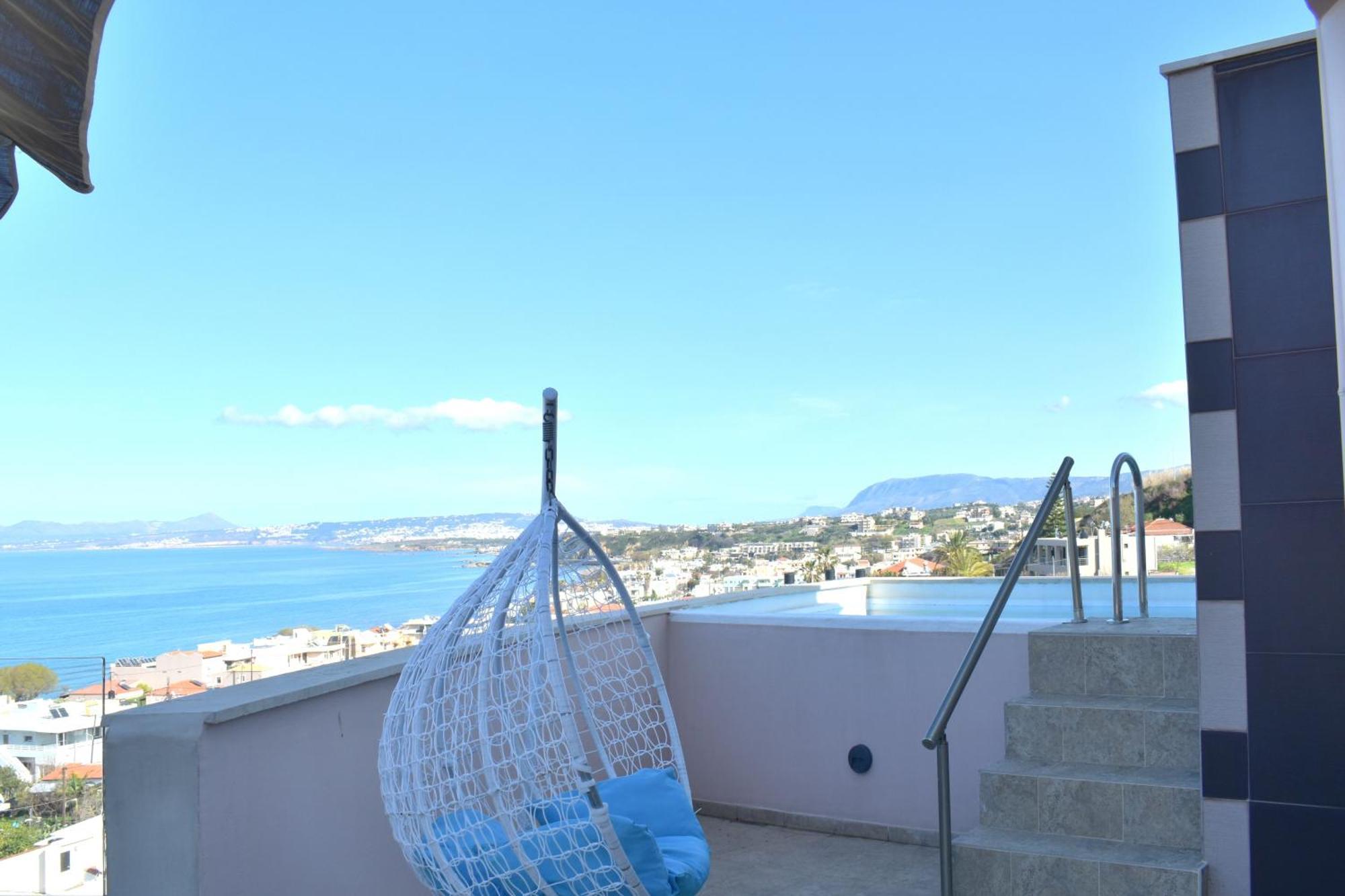 Galini Sea View Hotel Agia Marina Exterior foto