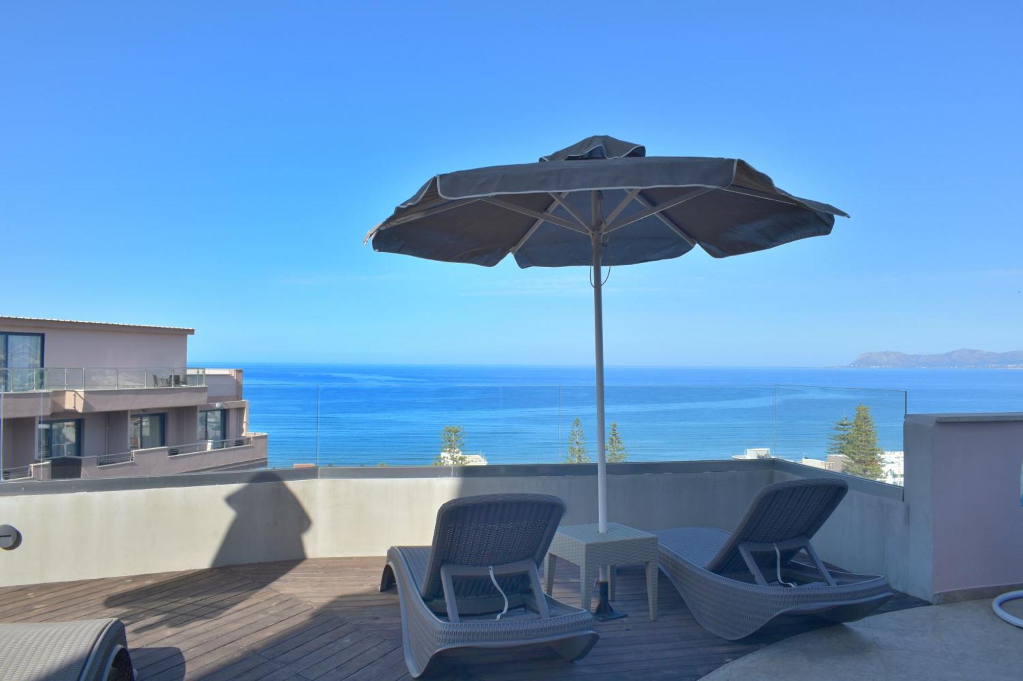 Galini Sea View Hotel Agia Marina Exterior foto