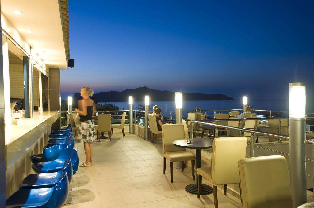 Galini Sea View Hotel Agia Marina Restaurant foto