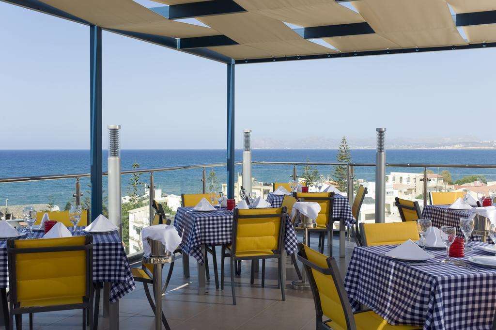 Galini Sea View Hotel Agia Marina Restaurant foto