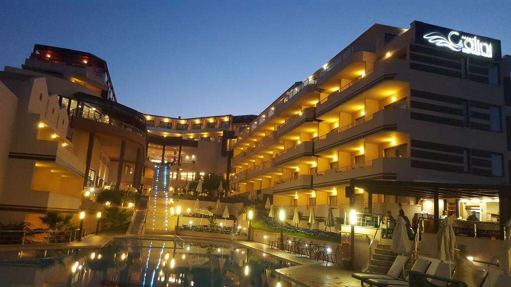 Galini Sea View Hotel Agia Marina Exterior foto